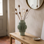 Vesper - Golvend Sculpturale Moderne Vaas — sfeer (salie)
