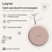 Nova - Verticaal Geribbelde Symmetrische Moderne Vaas — verhaal (bloesem)