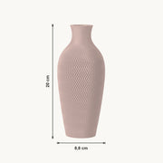 Aluna - Zigzag Taps Sculpturale Vaas — maat (bloesem-20cm)