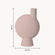 Helia - Asymmetrische Organische Sculpturale Vaas — maat (bloesem-25cm)