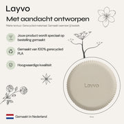 Nova - Verticaal Geribbelde Symmetrische Moderne Vaas — verhaal (creme)